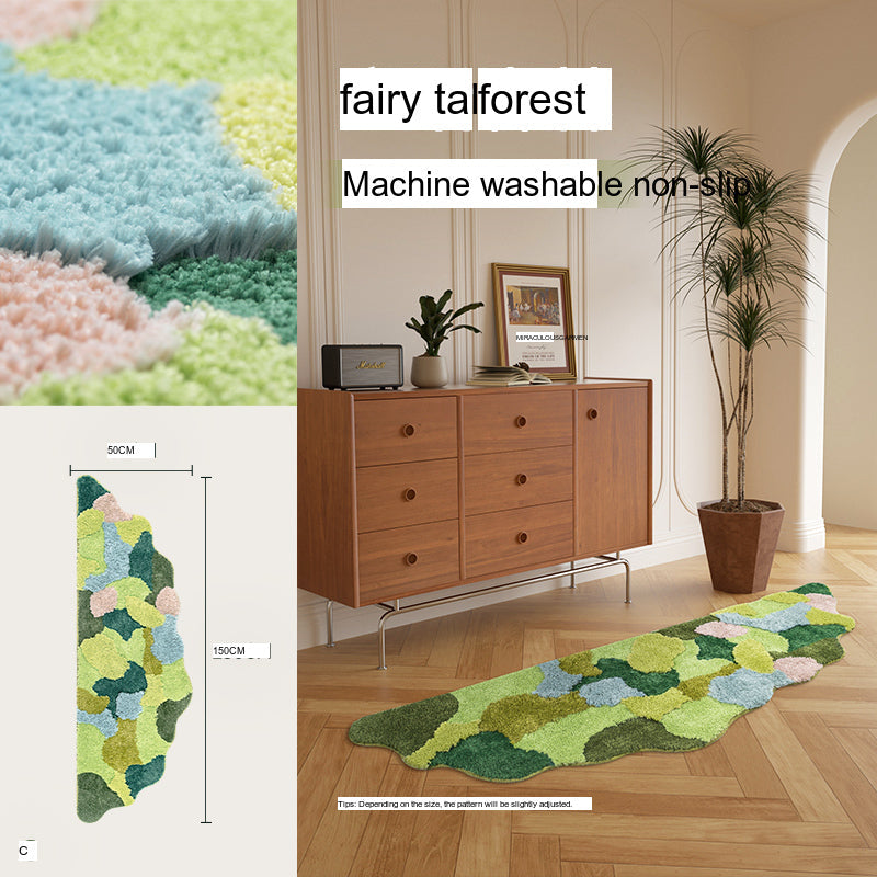 KENZAKI Sakura Snow Washable Rug from KENZAKI