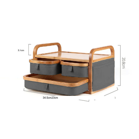 LIVETAI Alhambra Double-Layer Cosmetic Storage Box. from LIVETAI