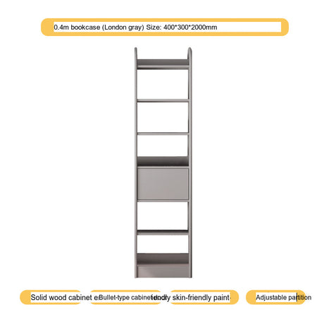 LINYUE Orion Solid Wood Customizable Wall Bookcase from LINYUE