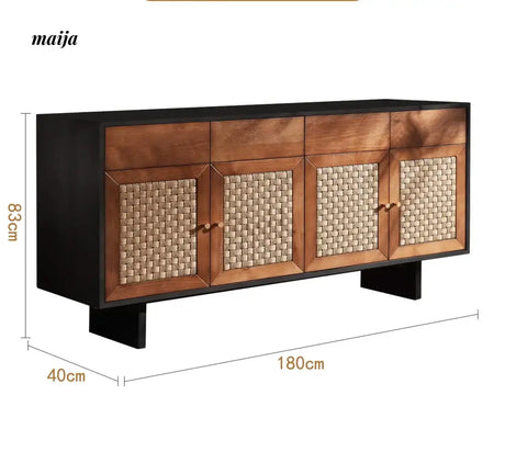 RATTAN CRAFTSMAN Solid Wood Foodside Cabinet from RATTAN CRAFTSMAN