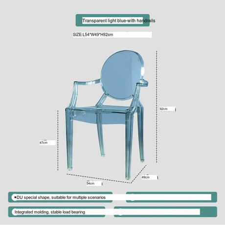 ABOUT WHITE Ambrosia Chic Translucent Dining Chair from ABOUT WHITE