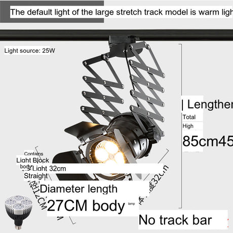 MODENG Spotlight Industrial Retro Ceiling Bar Light from MODENG