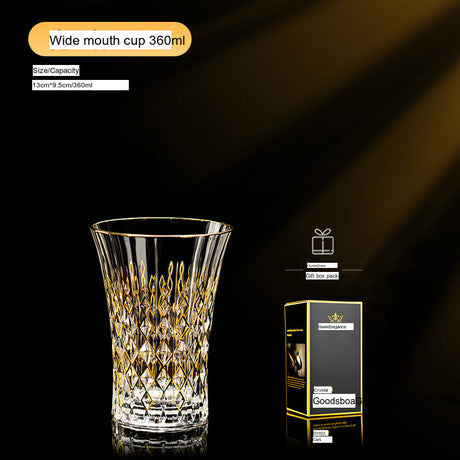 Spar Diamond Wine Glasses from JINSHAN