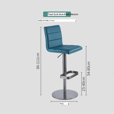 ABOUT WHITE Isadora Nordic Light Luxury High Stool from ABOUT WHITE