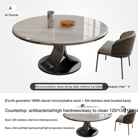 Seaton Lazy Susan Dining Table from MODENG