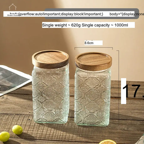 MH Zephyra Elegant Airtight Storage Jar from MH