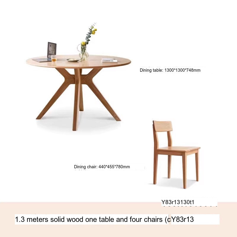 GENJI Haruki Elegant Oak Dining Set from GENJI