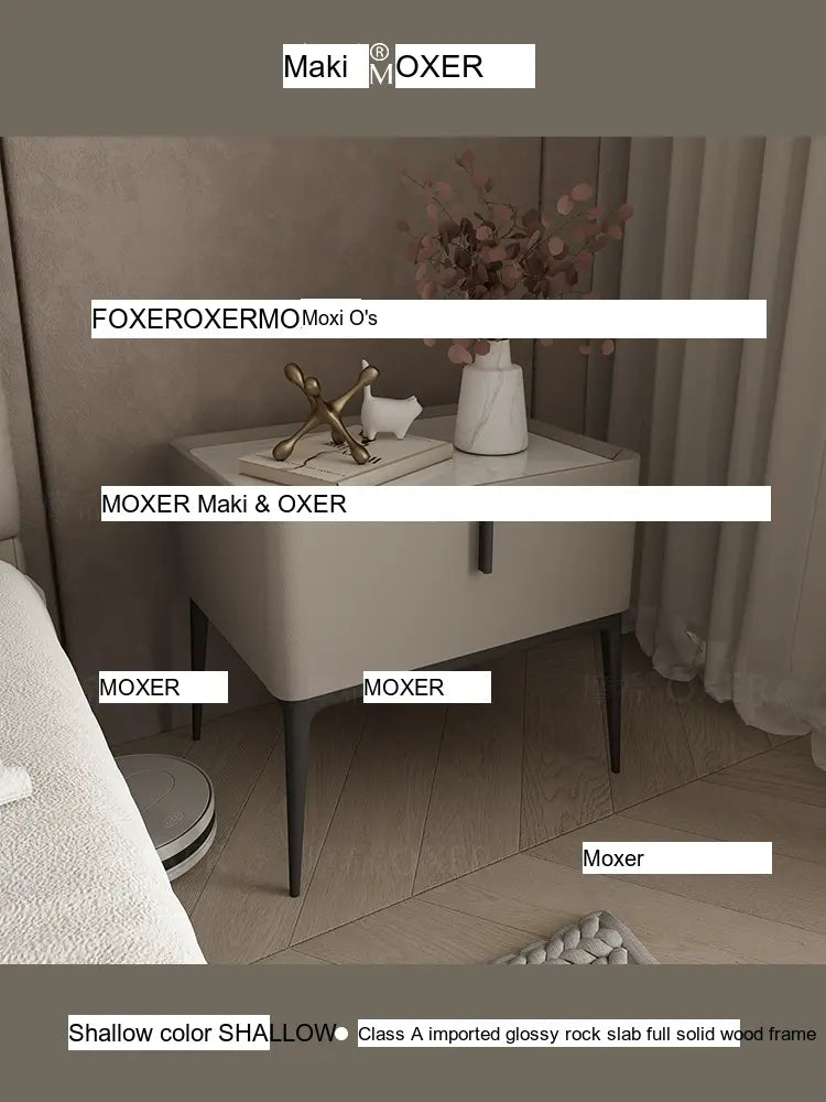 MOXER Lira Modern Simple Nightstand Table from MOXER
