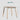 ABOUT WHITE Jisoo Elegant Solid Wood Reception Table from ABOUT WHITE