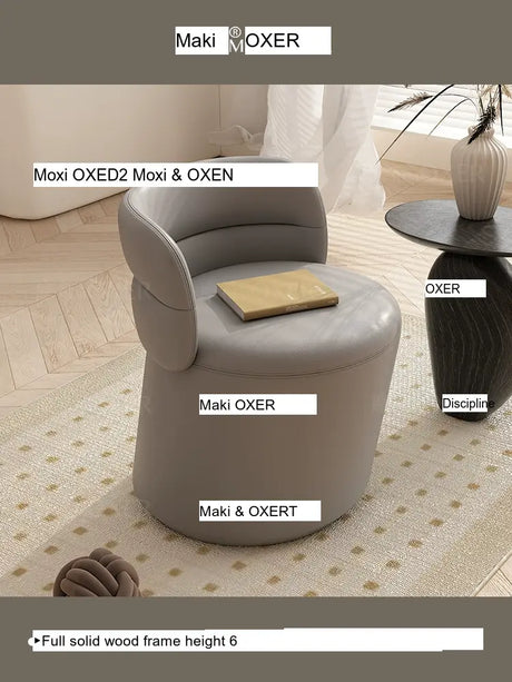 MOXER Marisol Sleek High-Quality Makeup Stool from MOXER