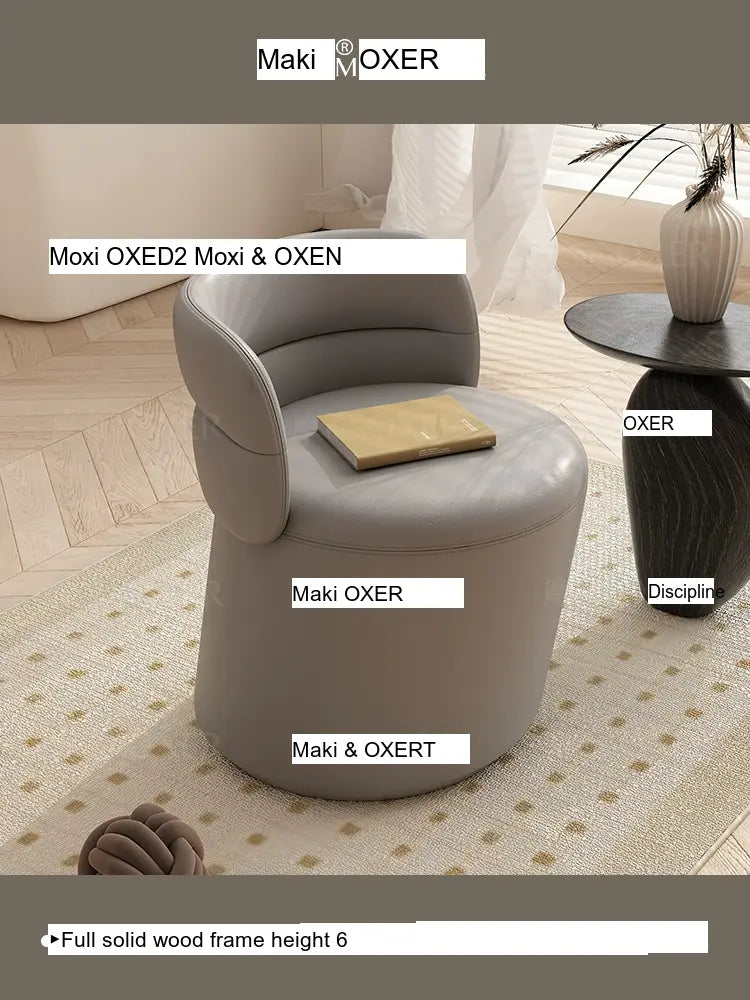 MOXER Marisol Sleek High-Quality Makeup Stool from MOXER