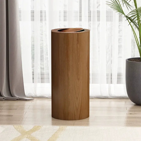 FIRST CLASS CARPENTER Marisabel Sophisticated Wooden Trash Can from FIRST CLASS CARPENTER