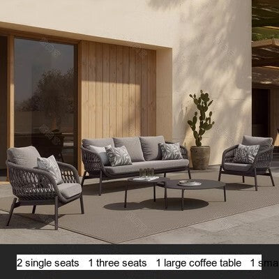 RATTAN SPACE Araceli Premium Waterproof High Chair Coffee Table with Sun Protection from RATTAN SPACE