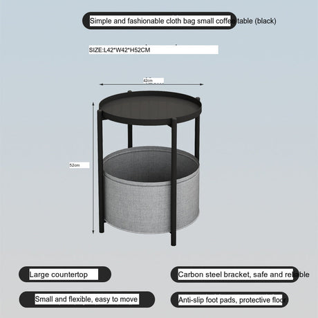 A&D Lysander Minimalist Wrought Iron Coffee Table from A&D