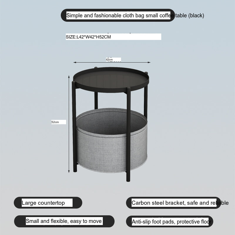 A&D Lysander Minimalist Wrought Iron Coffee Table from A&D