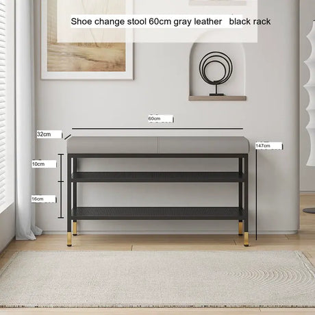 XIMIKA Aveline Stylish Integrated Entryway Shoe Rack from XIMIKA