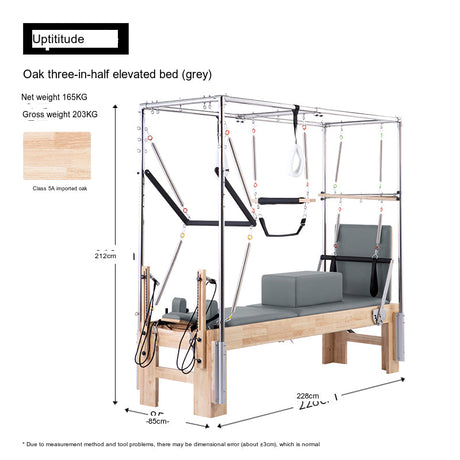 UPTITUDE Isadora Customizable Solid Wood Bed Correction Device from UPTITUDE