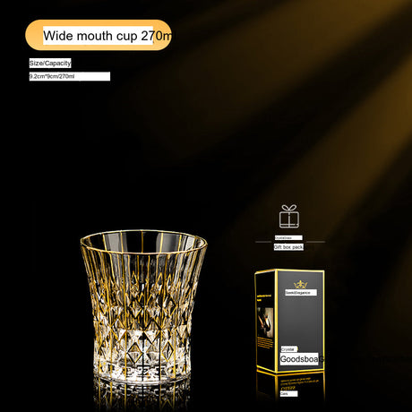 Spar Diamond Wine Glasses from JINSHAN