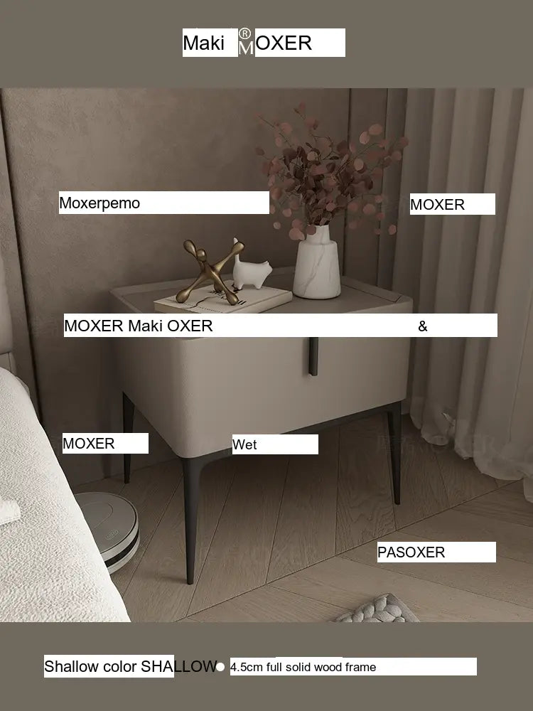 MOXER Lira Modern Simple Nightstand Table from MOXER