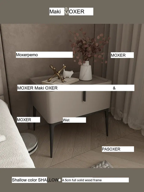 MOXER Lira Modern Simple Nightstand Table from MOXER