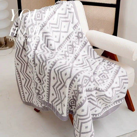 YOULI Genevieve Soft Cozy Knitted Blanket from YOULI