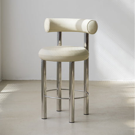 SOOGOOD Zenobia Minimalist Chubby Chair Stainless Steel Study Chair from SOOGOOD