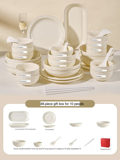 MOSE French Glaze Ceramic Tableware Set from MOSE