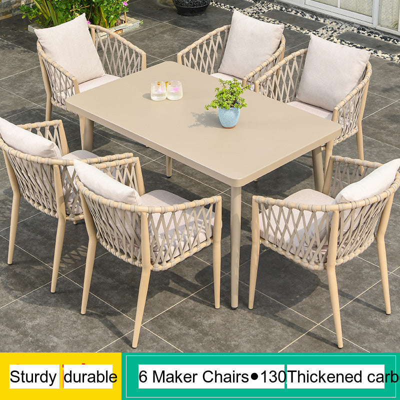 MOJIA Alaric Extendable Metal Lounge Chair for Relaxing Outdoors from MOJIA