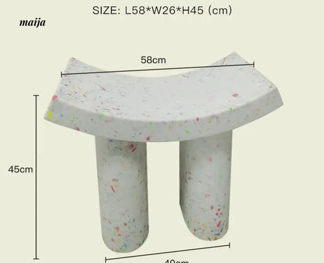 LAZYSPACE Emma Plastic Shoe Stool from LAZYSPACE