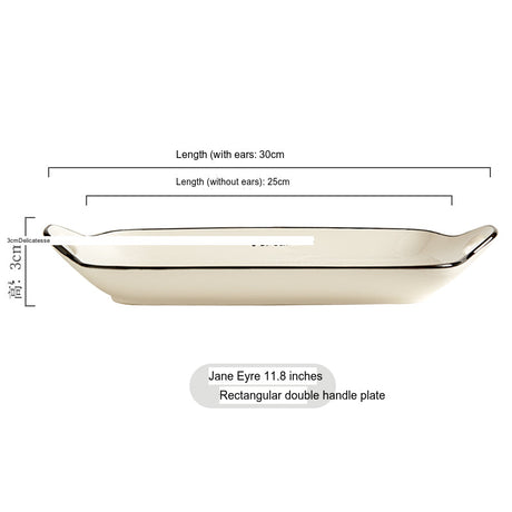 MOSE White Circle Dinner Plate Set from MOSE