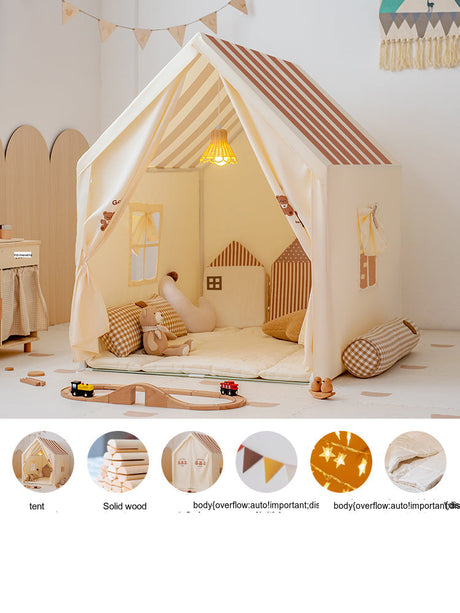 LITTLE DOVE Isidore Enchanted Castle Indoor Tent Playhouse from LITTLE DOVE