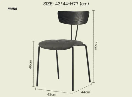 LAZYSPACE Benjamin Industrial Wind Dining Chair from LAZYSPACE