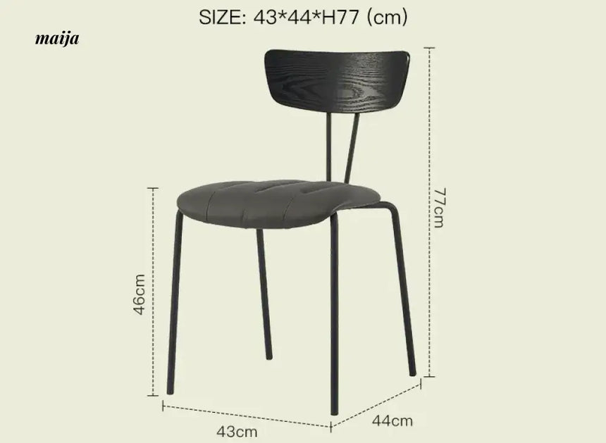 LAZYSPACE Benjamin Industrial Wind Dining Chair from LAZYSPACE