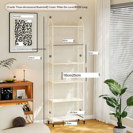 XIMIKA Hiroko Versatile Iron Children's Bookshelf Rack from XIMIKA