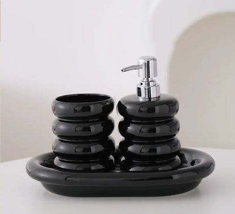 LENYVASEN Esme Elegant Bathroom Wash Cup Set from LENYVASEN