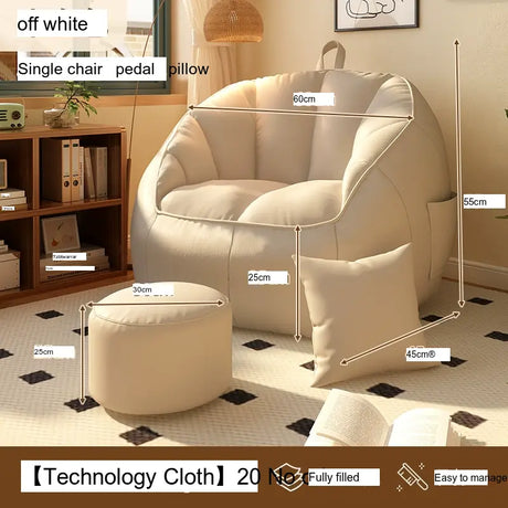 LEDONG Marisol Cozy Soft Bean Bag Chair from LEDONG