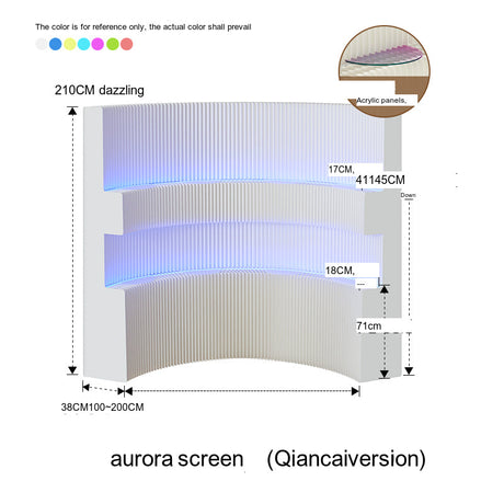 SHIBA Takashiro Illuminated Mobile Partition Screen from SHIBA