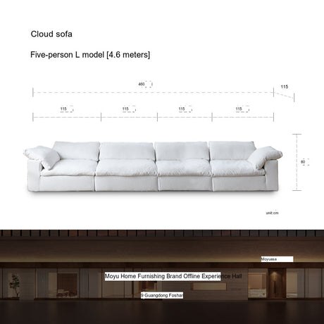 MOYU Isolde Plush Down Comfort Module Sofa from MOYU