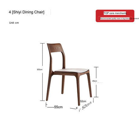 QUANMU Elowen Retro Simple Luxury Dining Table from QUANMU