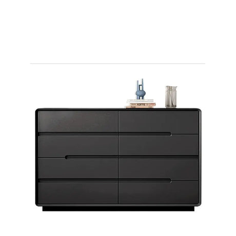 LINYUE Gideon Italian Black Minimalist Multi-Drawer Cabinet from LINYUE