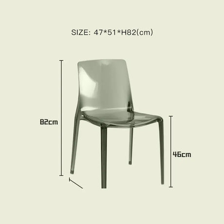 LAZYSPACE Leo Acrylic Coffee Chair from LAZYSPACE