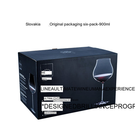 RONA Czech Burgundy Red Wine Glass from RONA