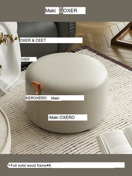 MOXER Isolde Luxe Solid Wood Stylish Changing Stool from MOXER