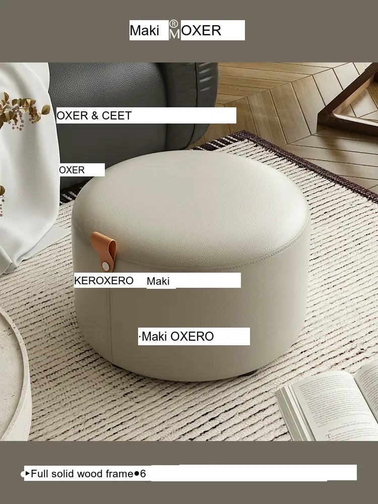 MOXER Isolde Luxe Solid Wood Stylish Changing Stool from MOXER