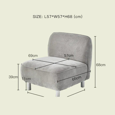 LAZYSPACE Nora Nordic Fabric Sofa from LAZYSPACE