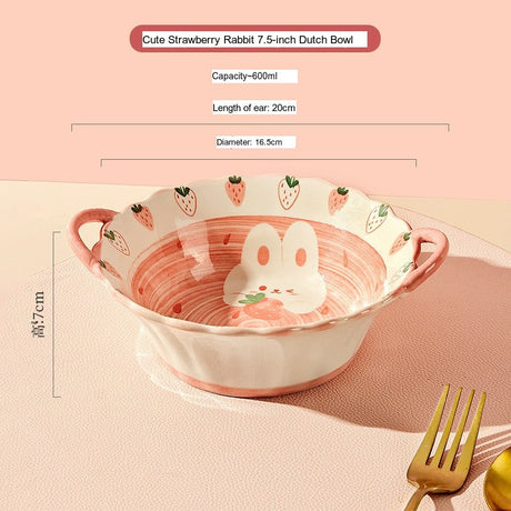 MOSE Cute Strawberry Tableware Set from MOSE