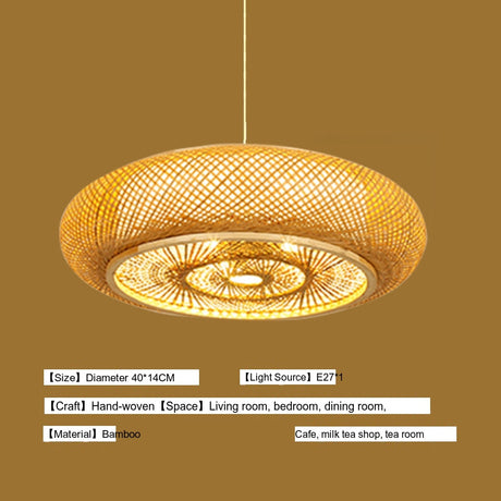 BOJI Azura Artisan Woven Ceiling Lamp from BOJI