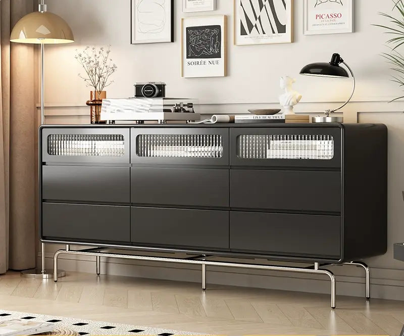 LINYUE Juliette French Multi-Drawer Bed End Cabinet from LINYUE