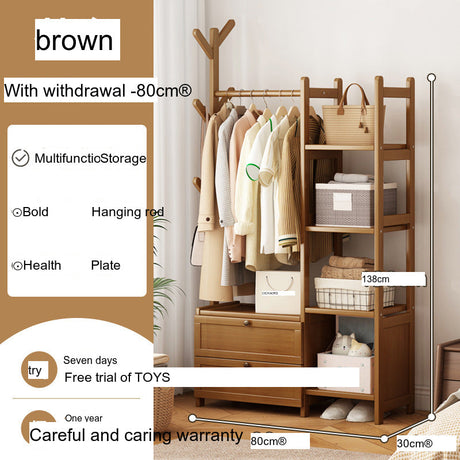 EASYREST Tamsin Elegant Natural Wood Storage Hanger from EASYREST