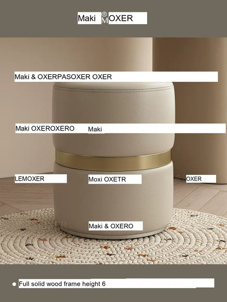 MOXER Kairo Elegant Rotating Makeup Stool from MOXER